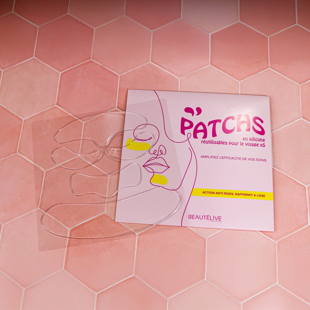 Patchs Visage Réutilisables en Silicone