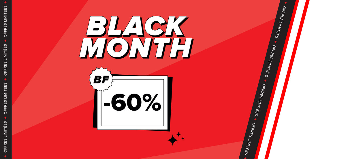 Black Month : jusqu'à -60% sur vos marques préférées