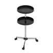 LAURA 2 Round Black Trays Coloration Table