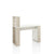 Natural Larch Manicure Table with Divider