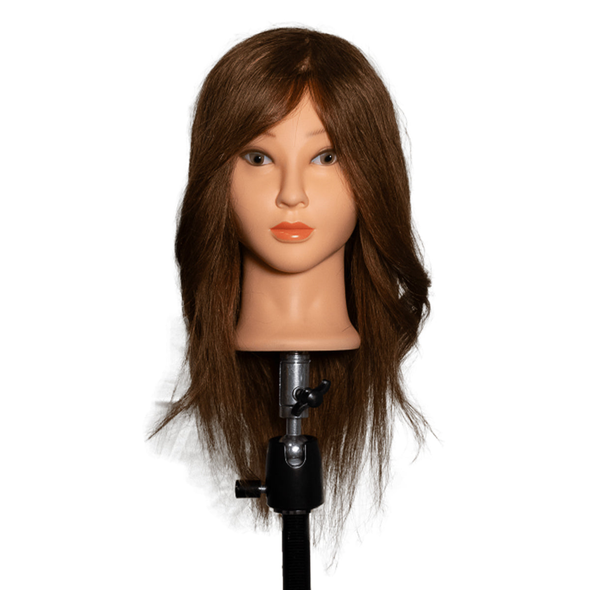 Tête Malléable LANA Brune 35cm Spéciale Balayage
