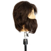 Tête Malléable MIKE Brun 20cm Spéciale Barbe