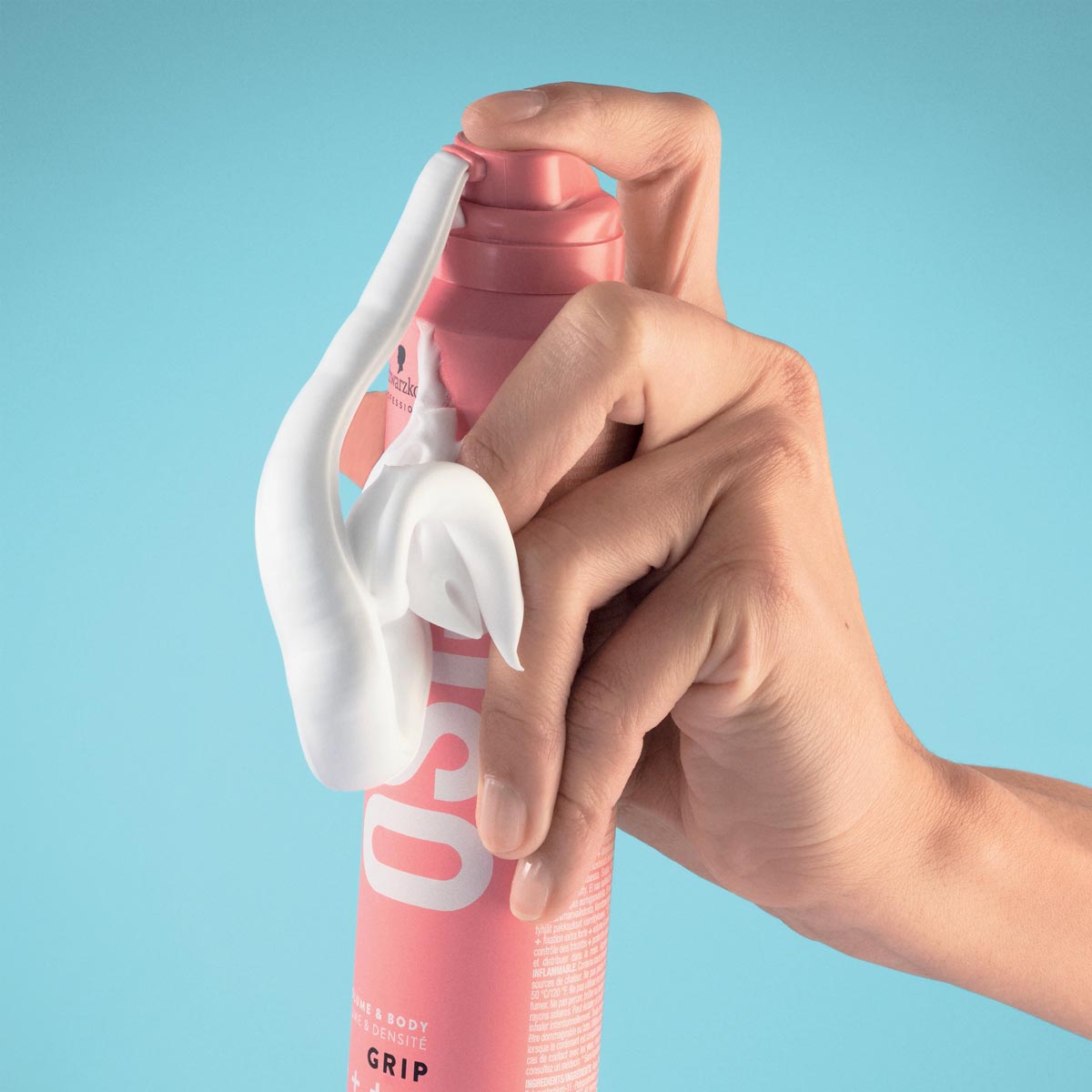 Mousse Coiffante Fixation Extra-Forte GRIP Osis+