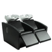 Bac Adrien 2 places Massage Air Dos Lève-jambes électriques Cuvette Blanche