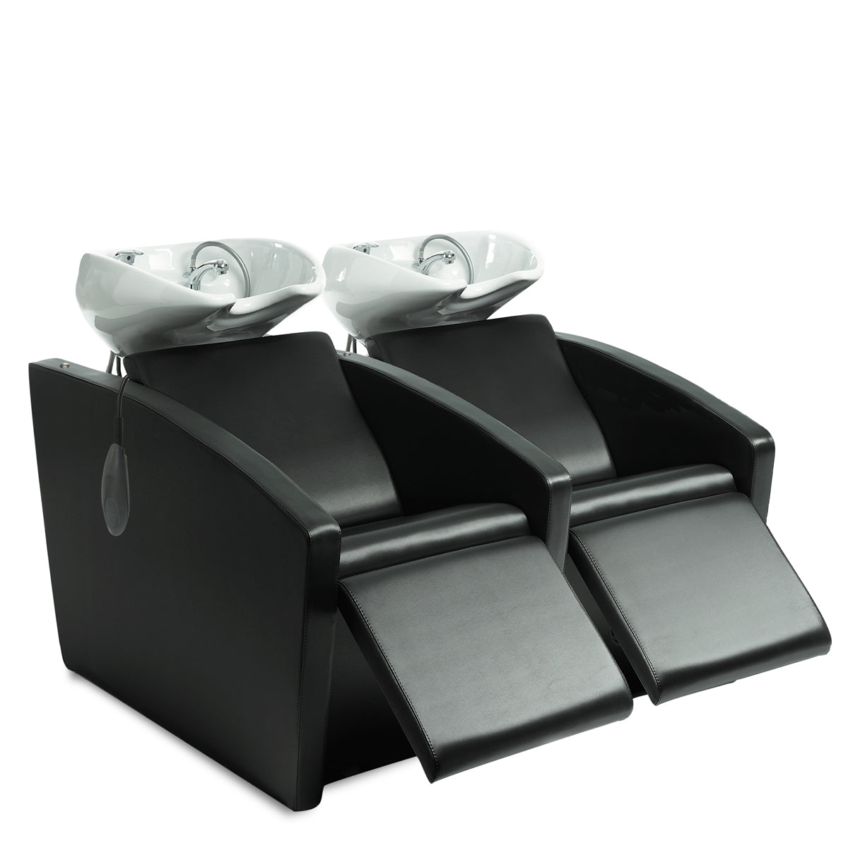 Bac Adrien 2 places Massage Air Dos Lève-jambes électriques Cuvette Blanche