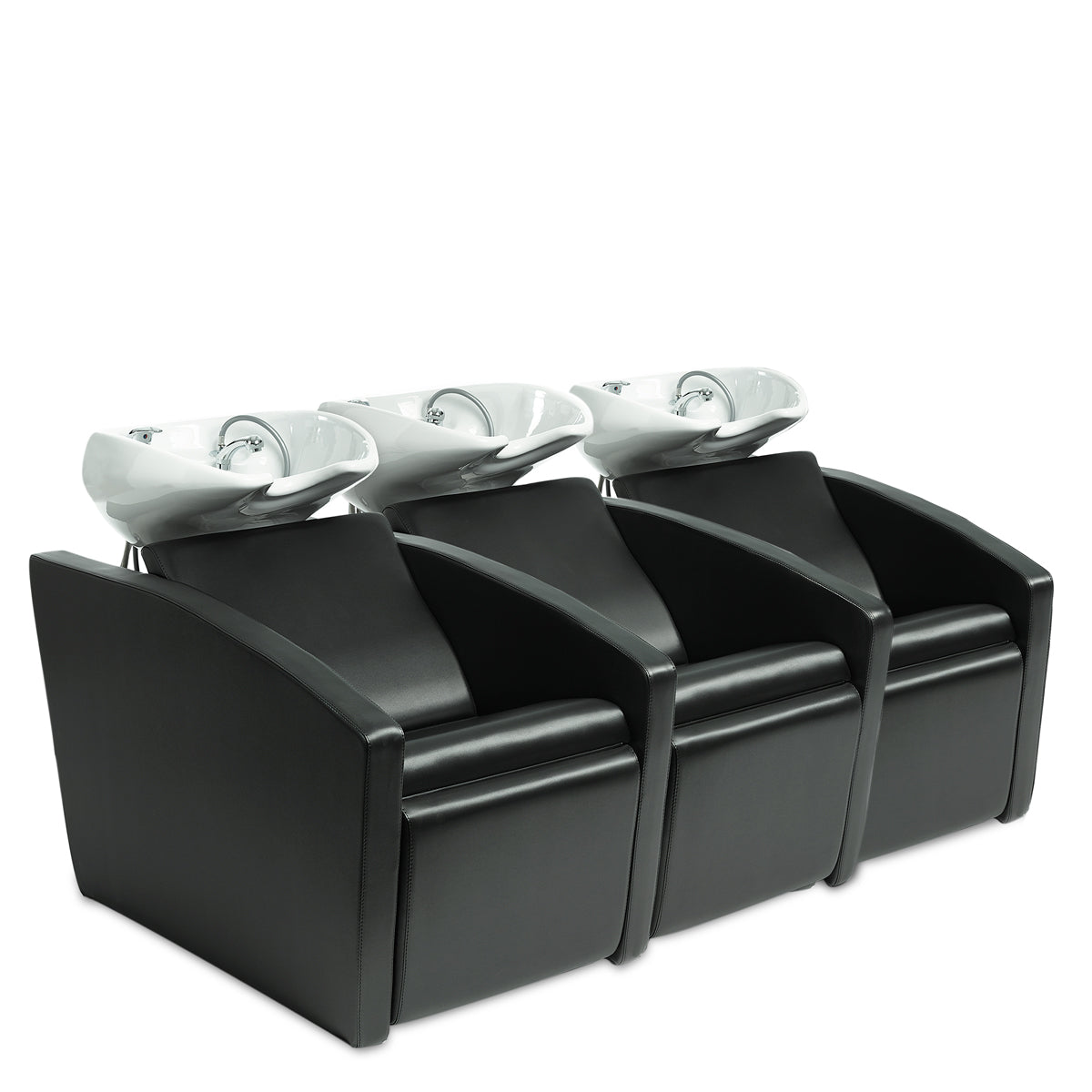 Bac Adrien 3 places Fixe cuvette blanche