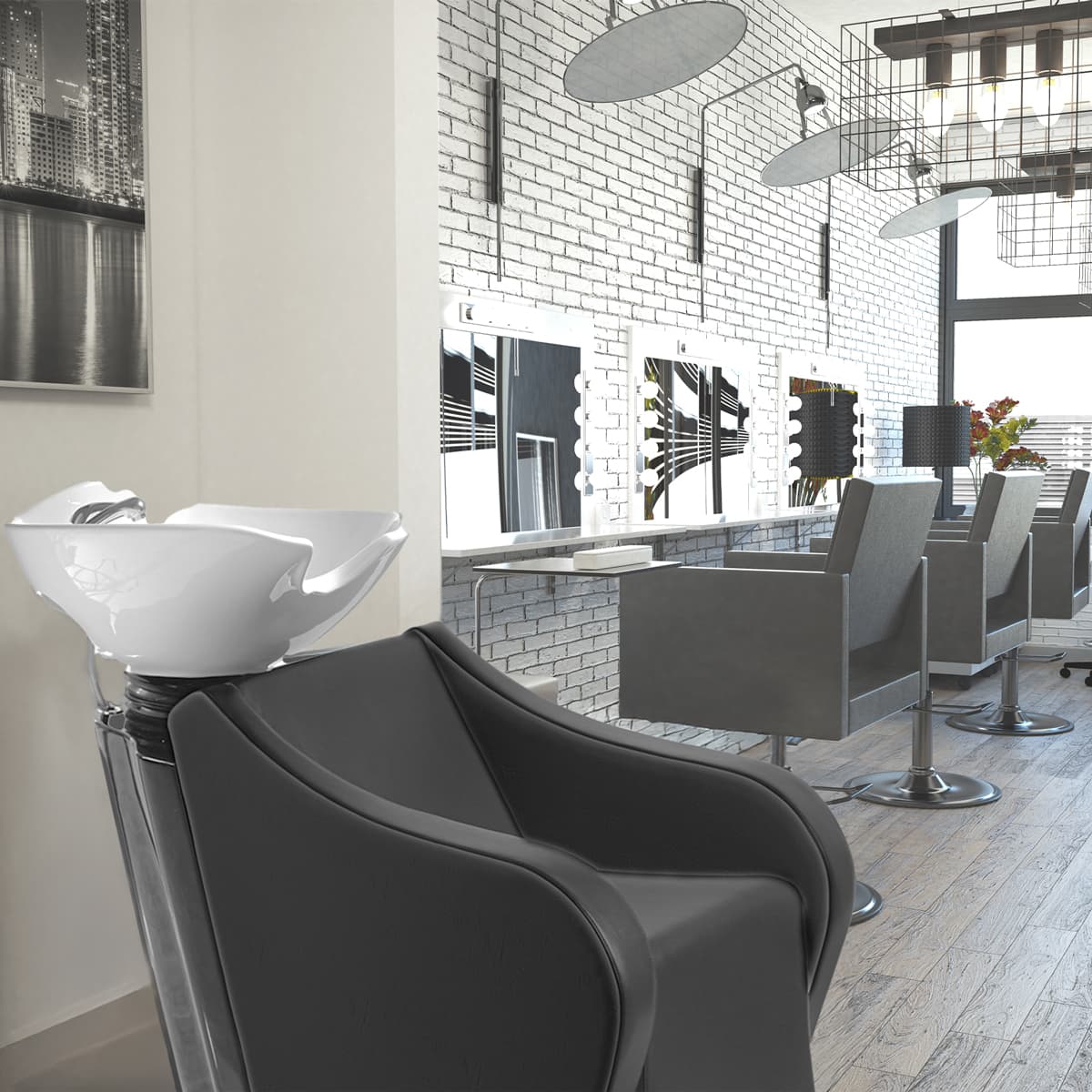 Caprala shampoo sink