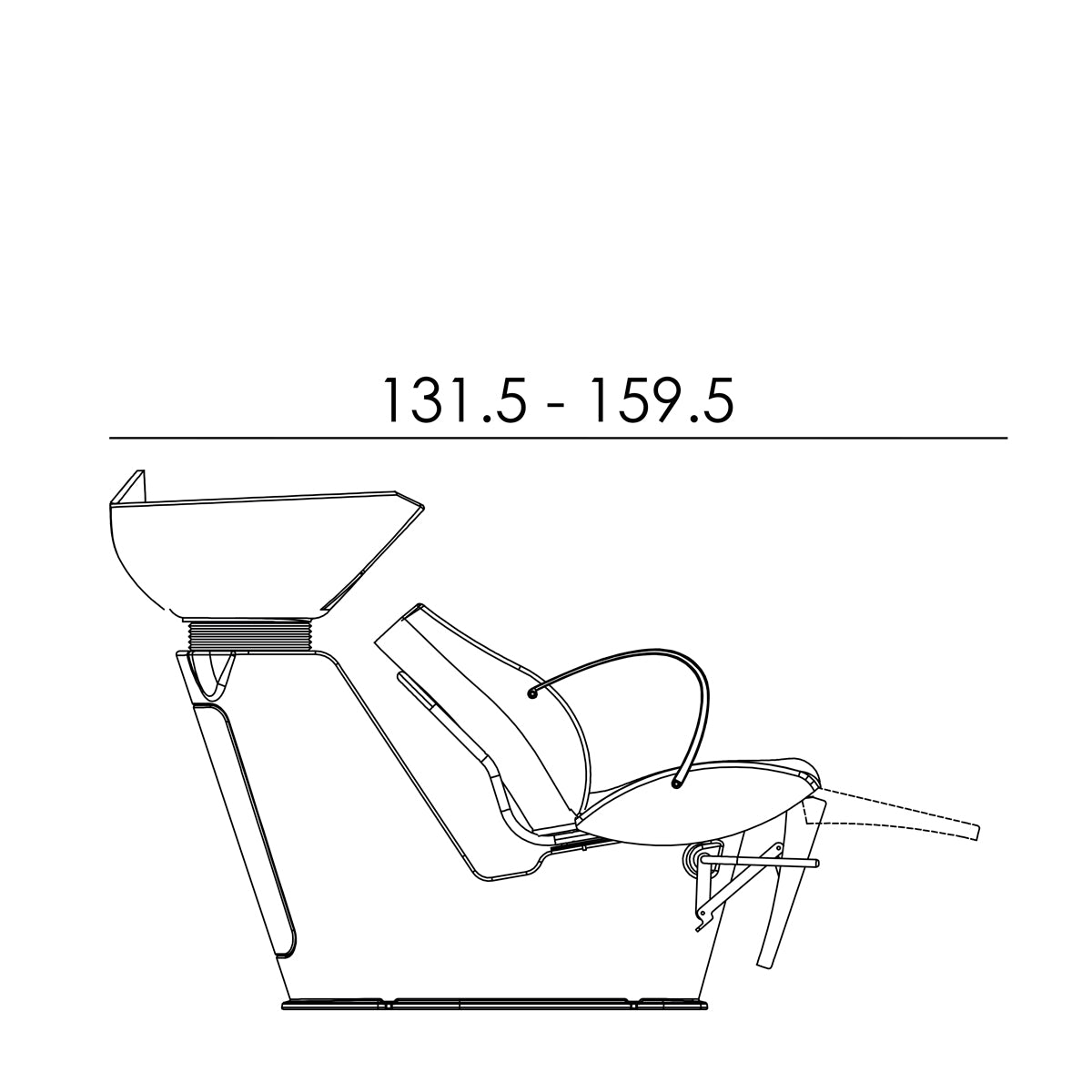 Bac Lady Lion Plus Structure Grise lève-jambes manuel
