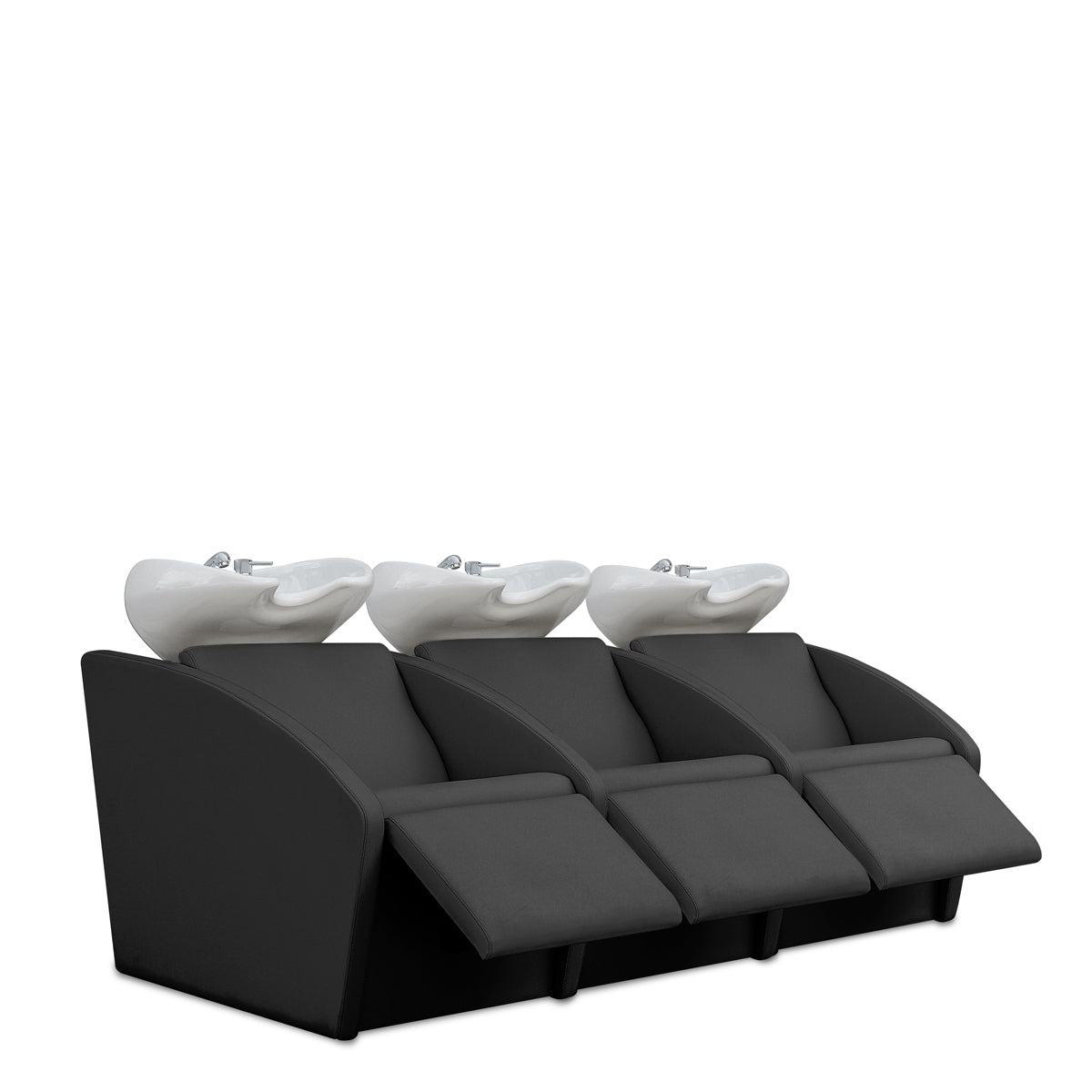 Bac THEO 3 Places Lève-jambes Electrique Cuvette Blanche