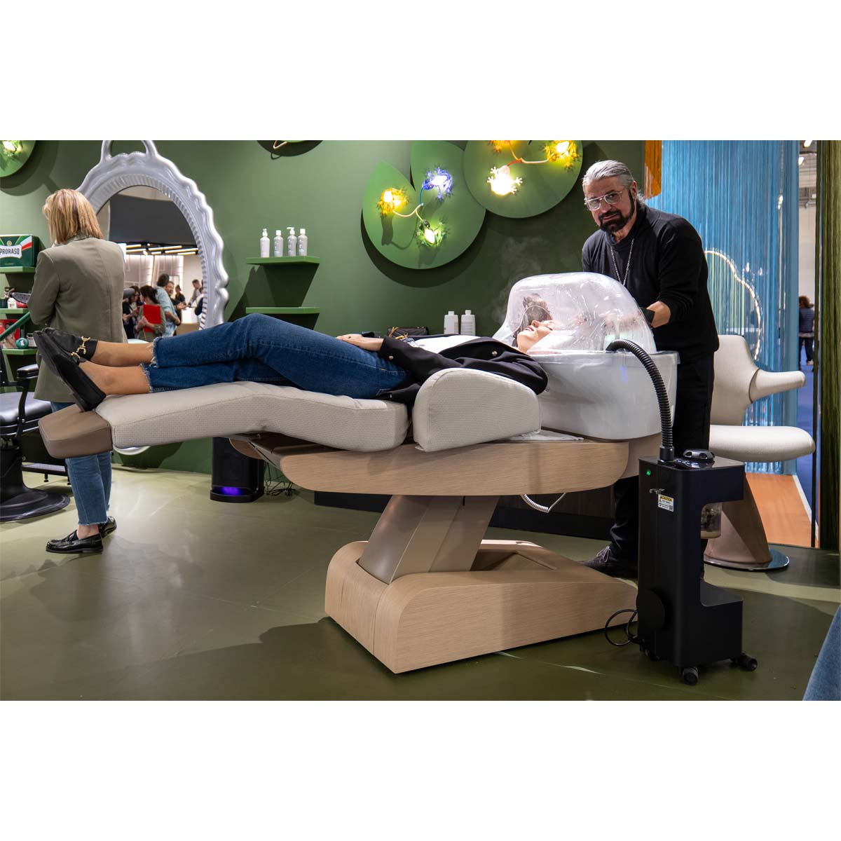 HEAVEN Relax bathtub + Igloo Shirodara + Vapomist 1 + Headrest
