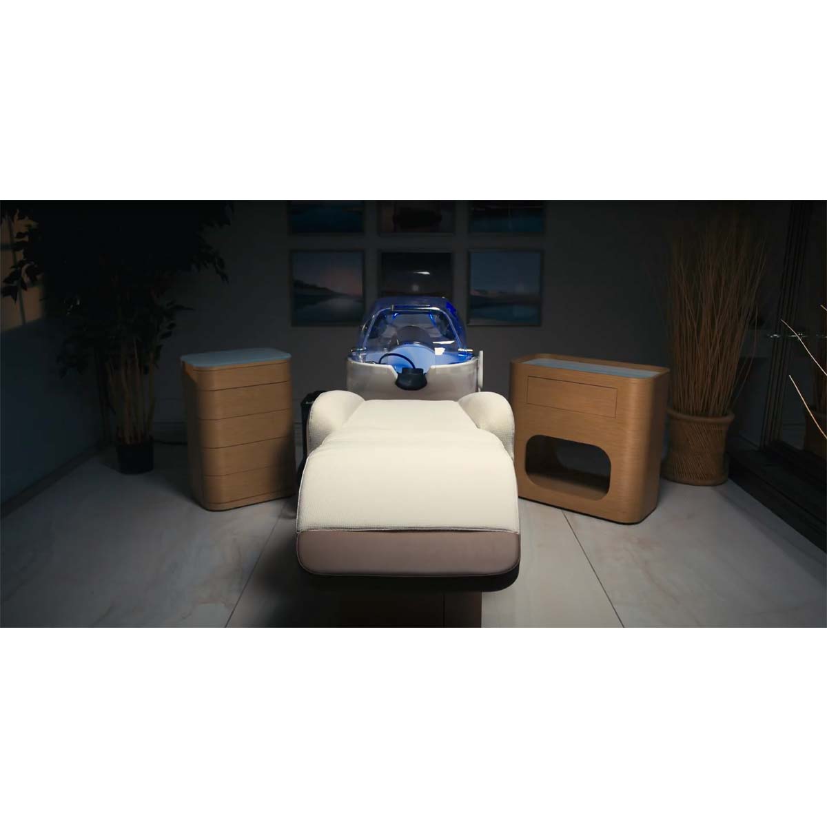 HEAVEN Relax bathtub + Igloo Shirodara + Vapomist 1 + Headrest