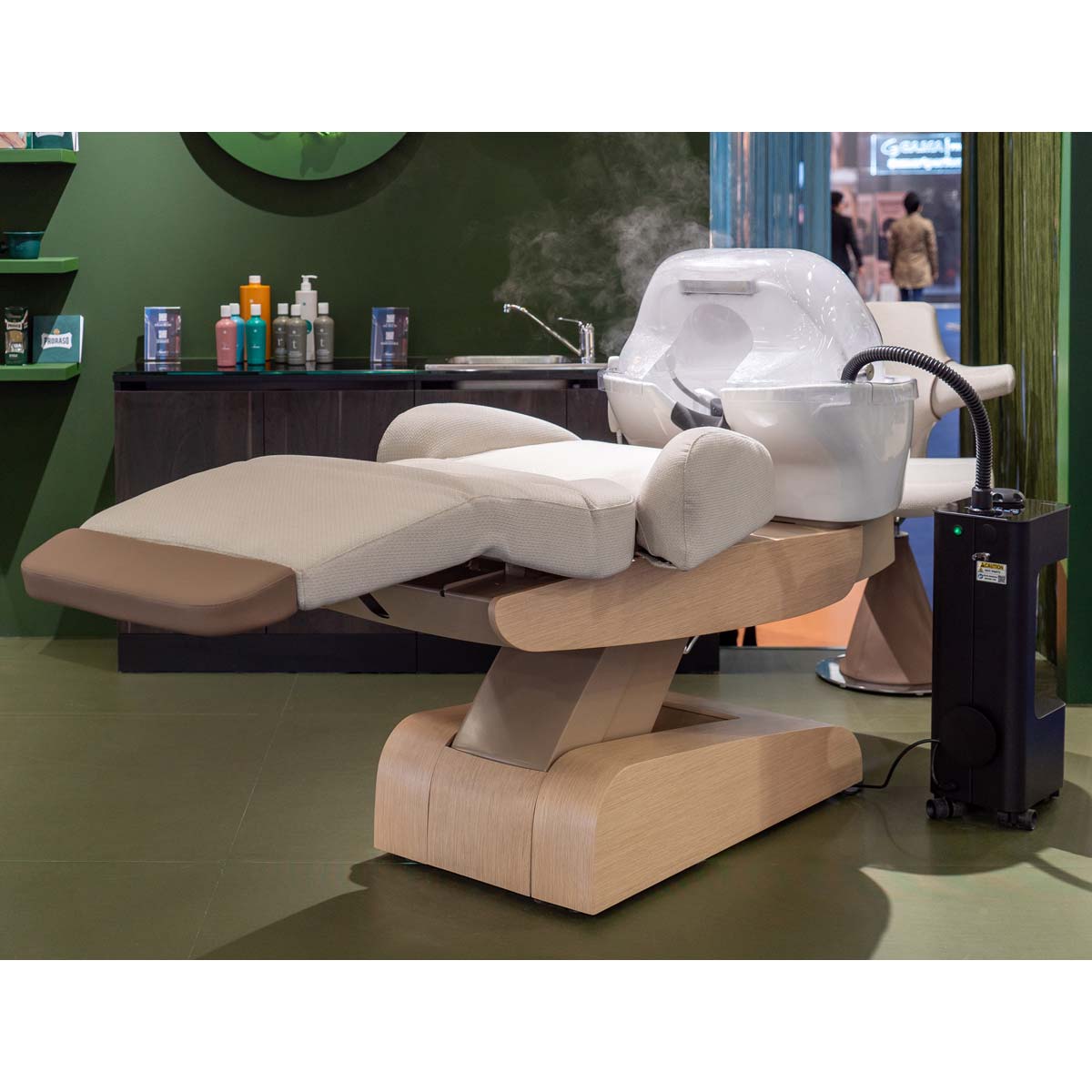 HEAVEN Relax bathtub + Igloo Shirodara + Vapomist 1 + Headrest