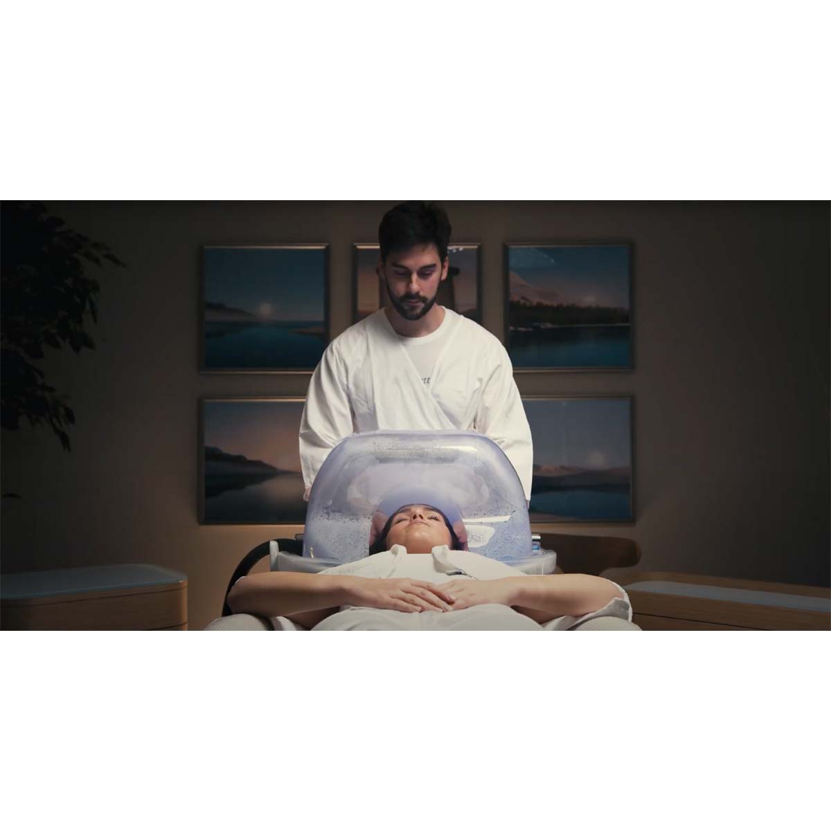 HEAVEN Relax bathtub + Igloo Shirodara + Vapomist 1 + Headrest