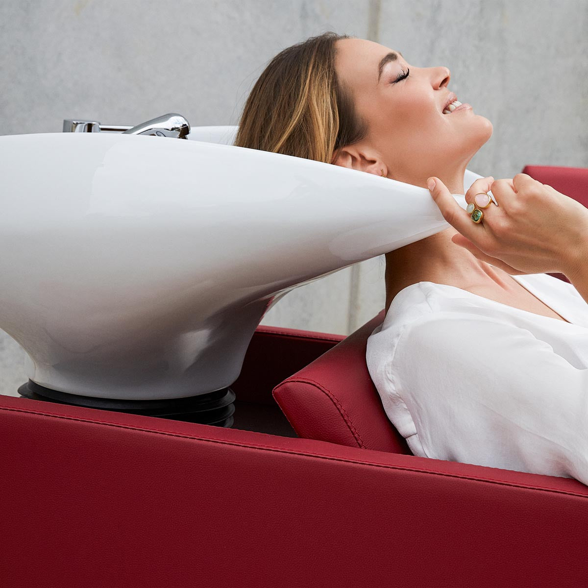 Bac MATHIEU 1 place Fixe Cuvette Blanche