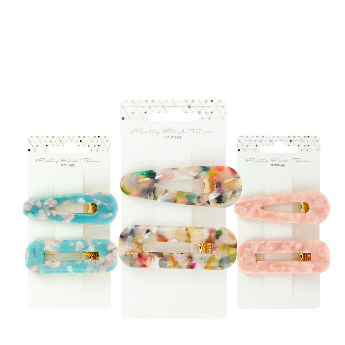 Barrette écaille x2