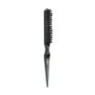 Black wood flat boar bristle brush