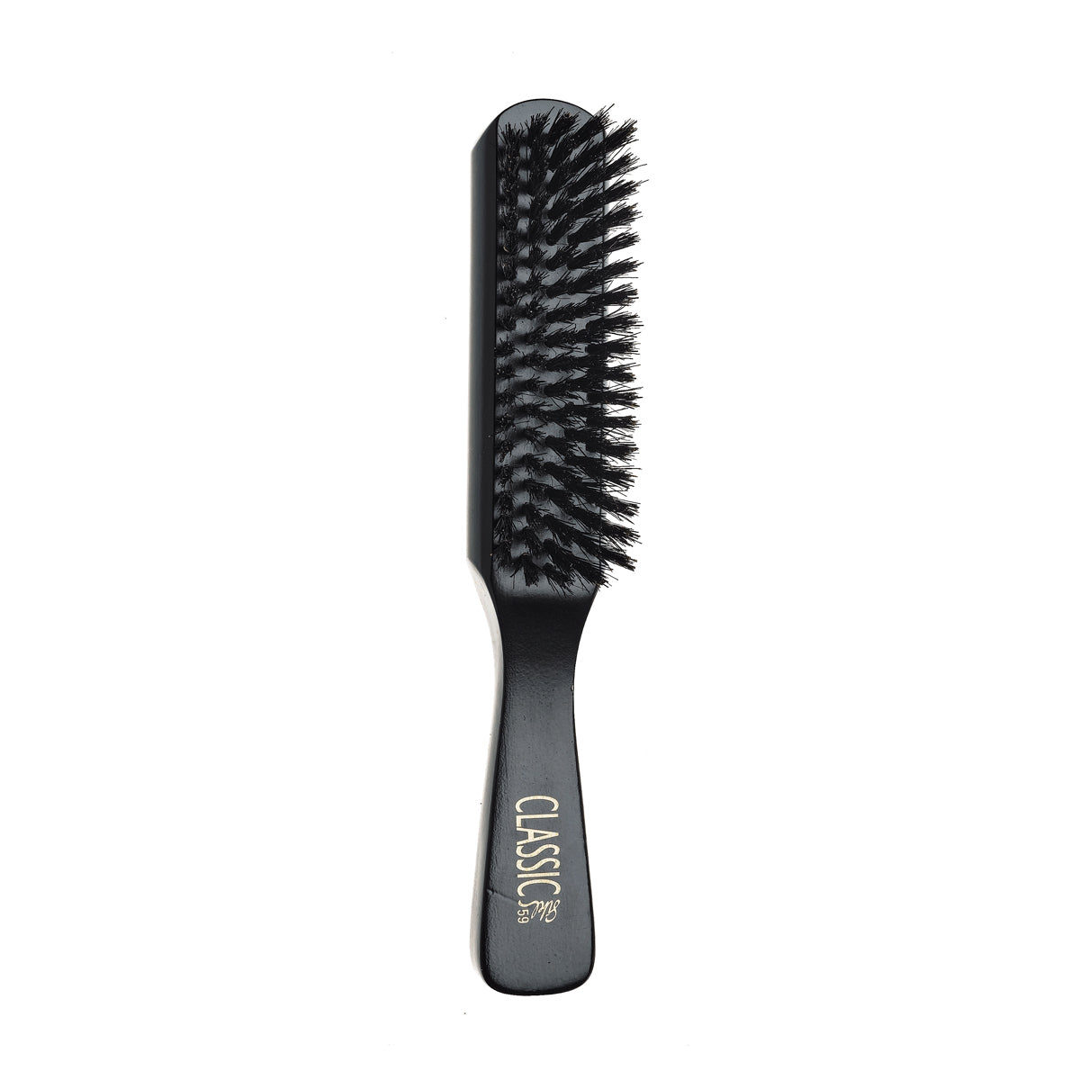 Brosse plate poils de sanglier bois noir