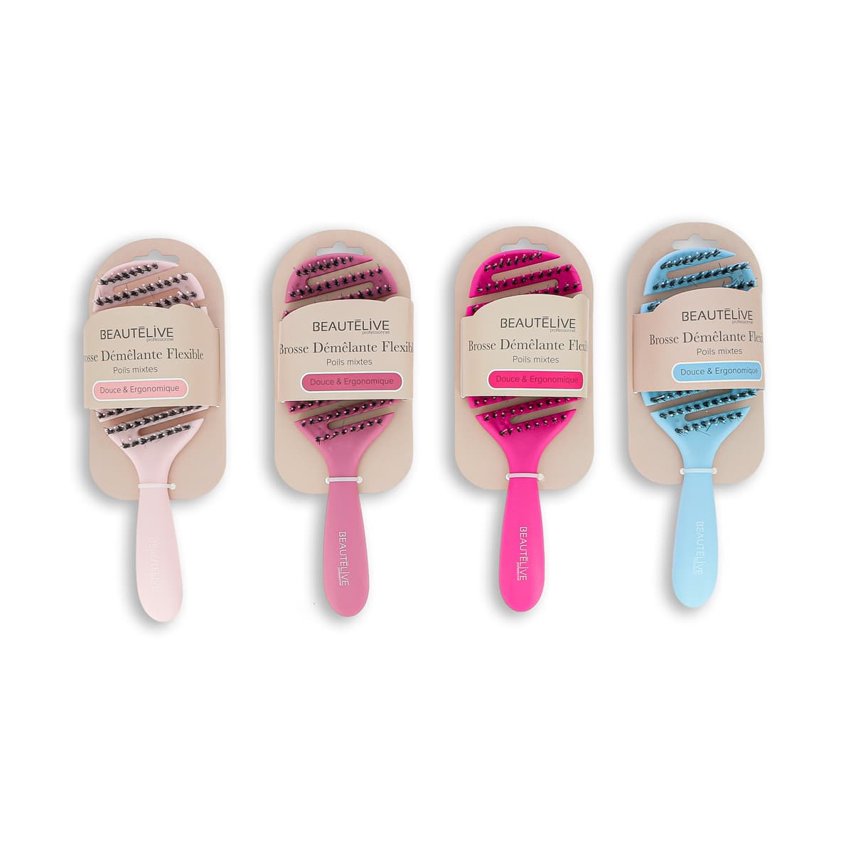 Brosse Démêlante Flexible Double Poils