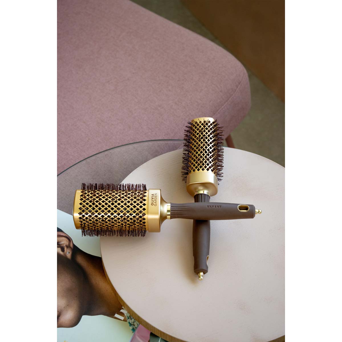 Brosse Expert Blowout Straight Gold & Brown