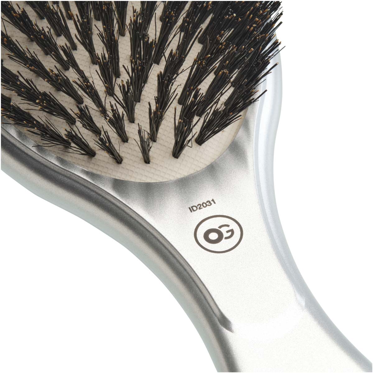 Expert Care Oval Silver Boar Brush