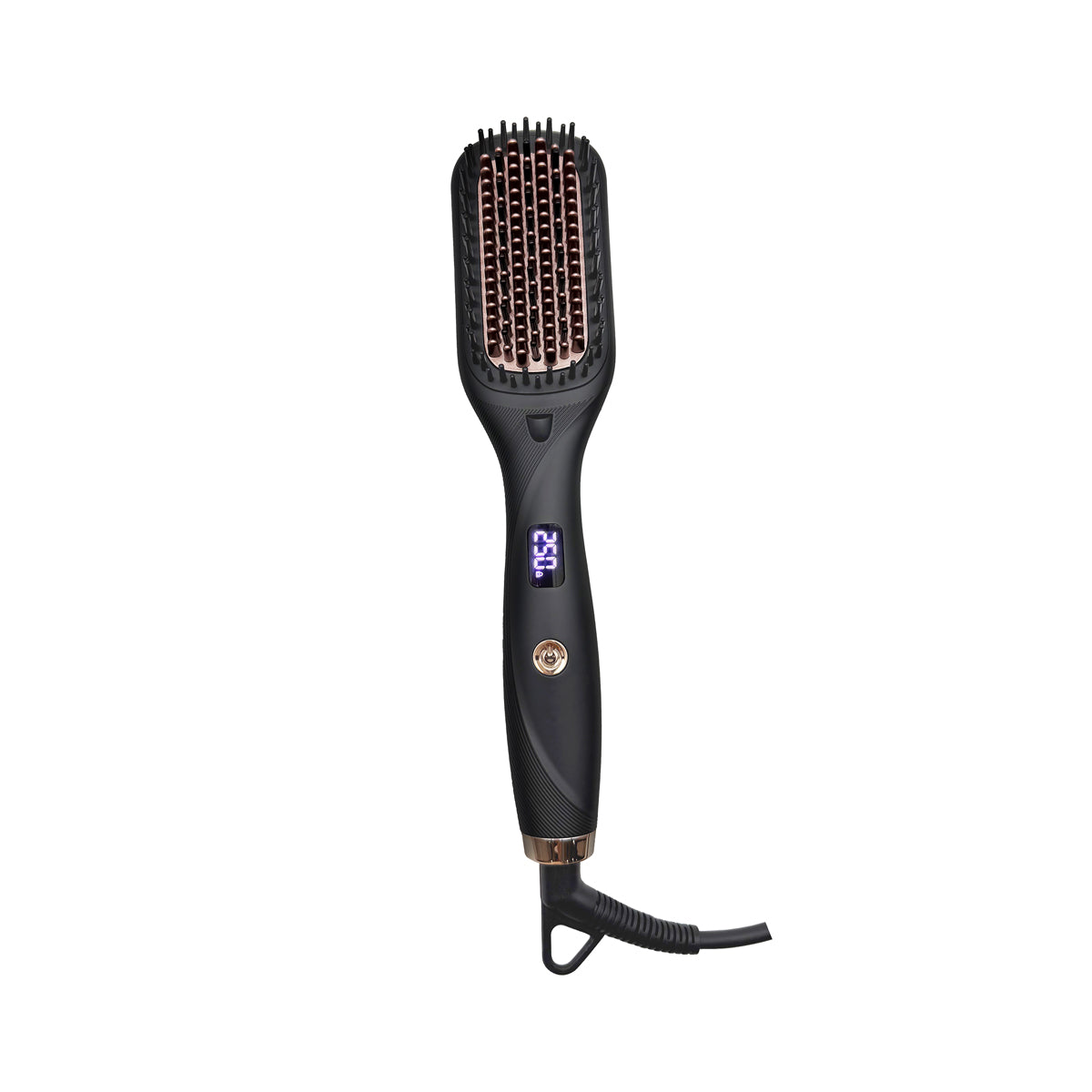 Black Electric Hair Straightening Brush