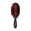 Pneumatic brush with mixed bristles