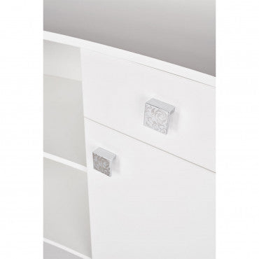 OBSESSION II Quilted Swarovski Crystal Box White Gloss Structure