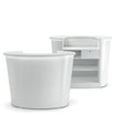 Caisse Pandora Slim blanc brillant