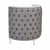 Caisse ROYAL I Arrondie Matelassée avec Boutons  Structure Blanc Gloss