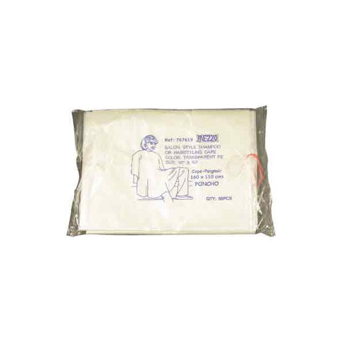 Disposable Poncho Capes X50