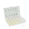 Nail capsules with wide adhesive strips x100