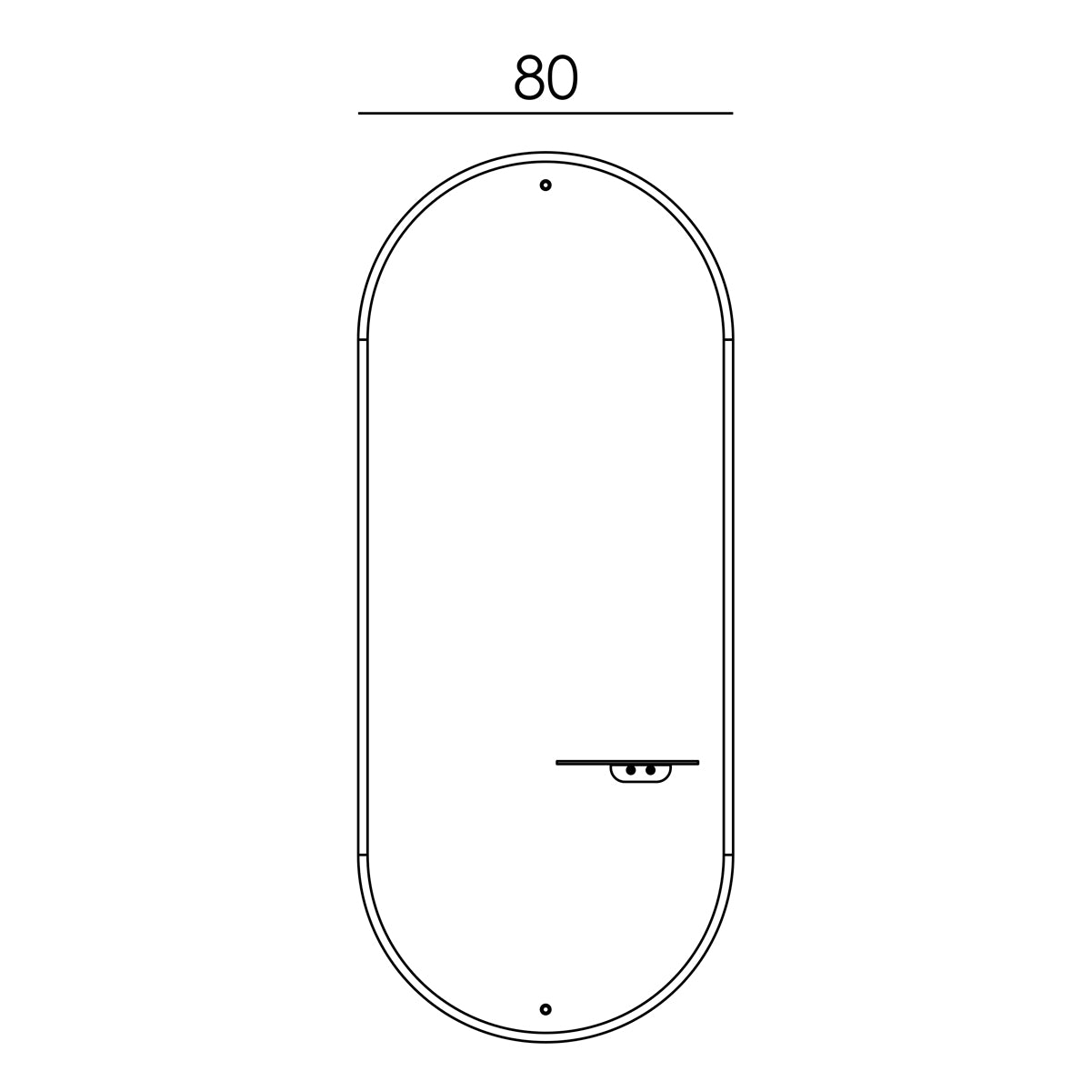 Coiffeuse Butterfly O tablette blanc ou Or