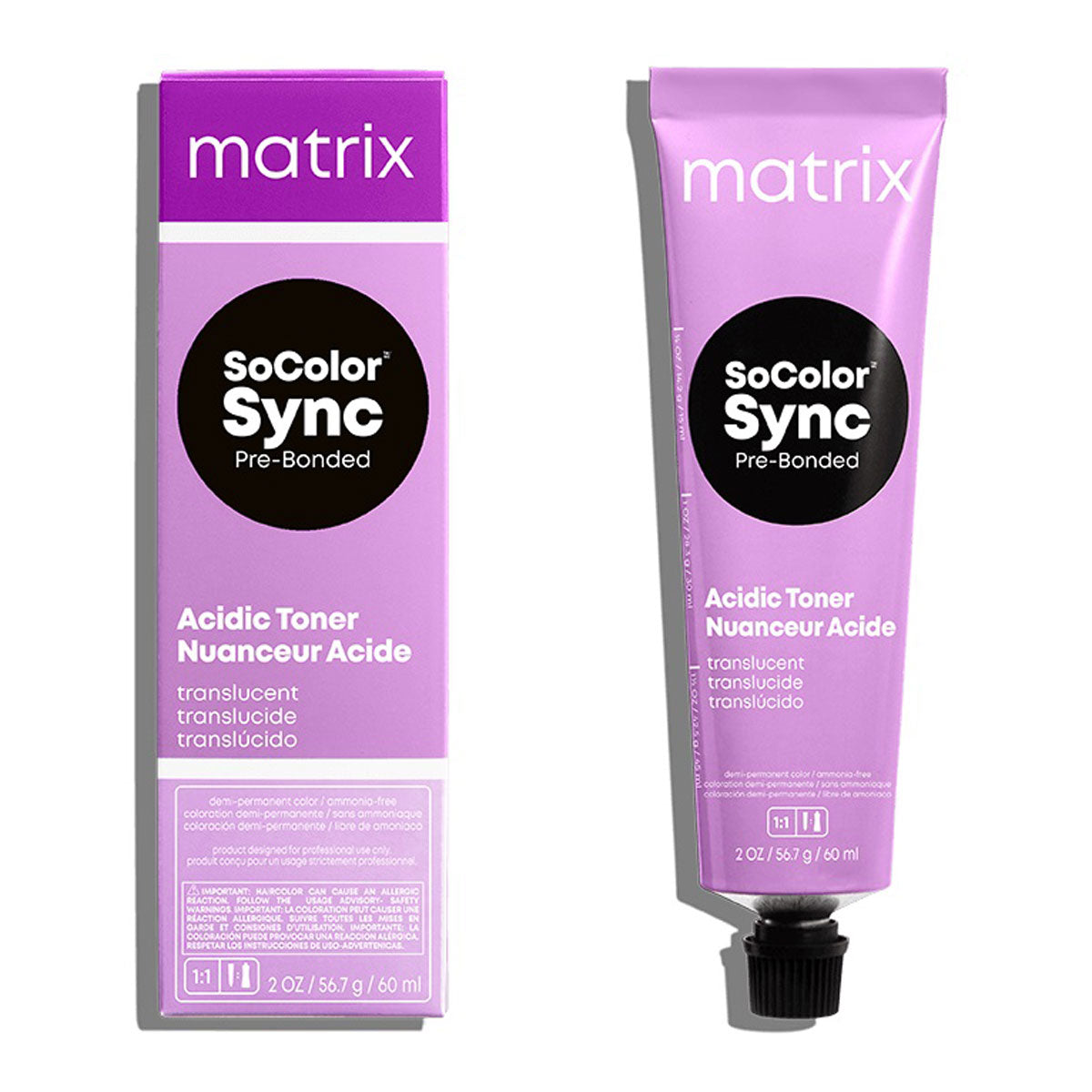 Semi-permanent hair color with SoColor Sync primer-care