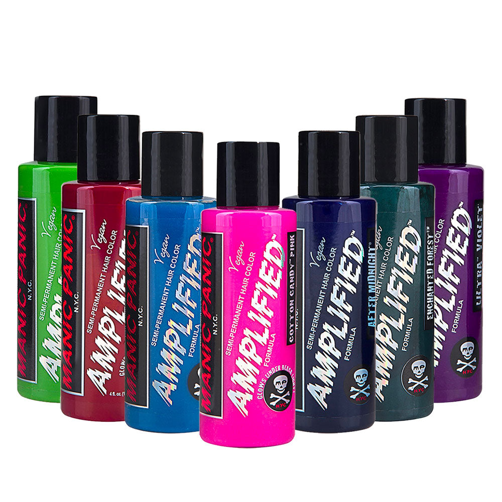Vegan semi-permanent hair color amplified formula