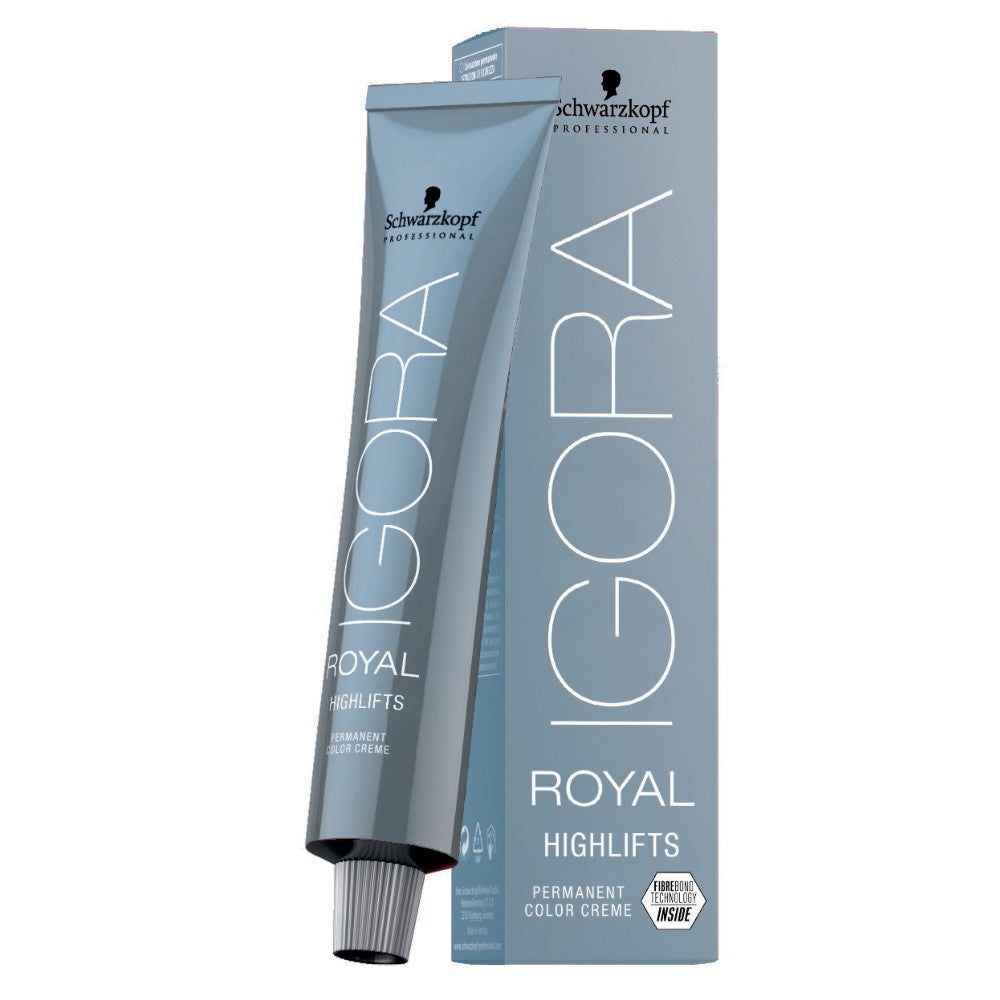 Coloration permanente éclaircissante Blonds froids Igora Royal Highlifts