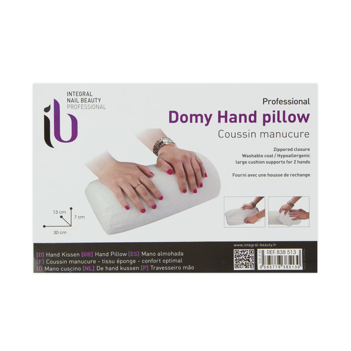 Domy manicure cushion + terry cloth cover