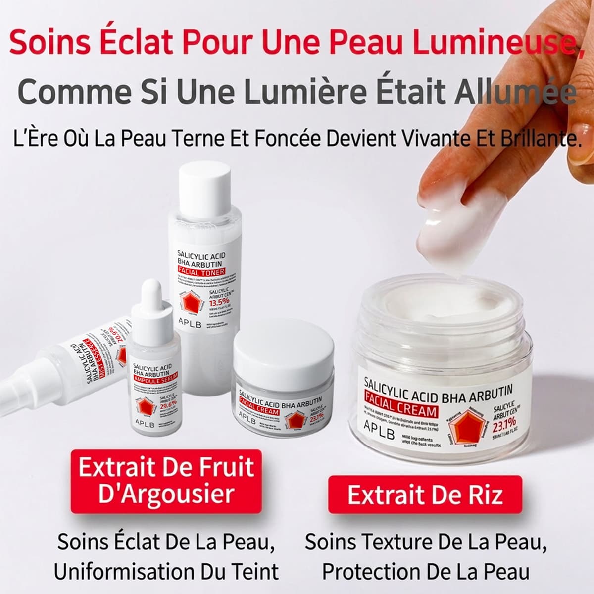 Crème Visage Acide Salicylique BHA Arbutine