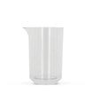 Transparent measuring dispenser for hair color