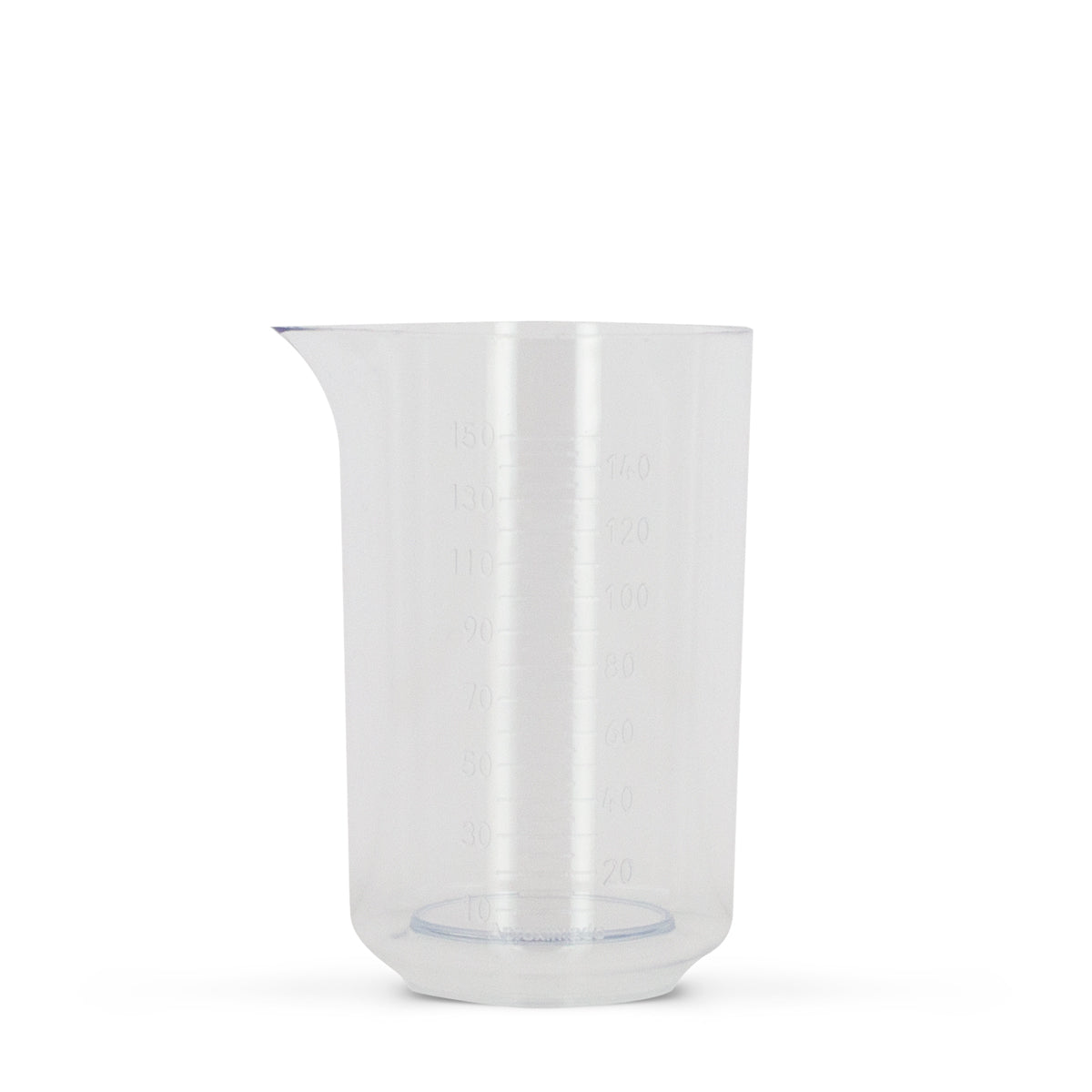 Transparent measuring dispenser for hair color