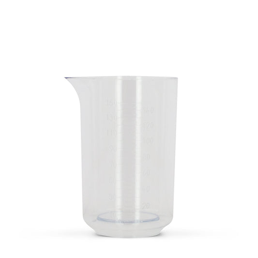 Transparent measuring dispenser for hair color
