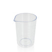 Transparent measuring dispenser for hair color