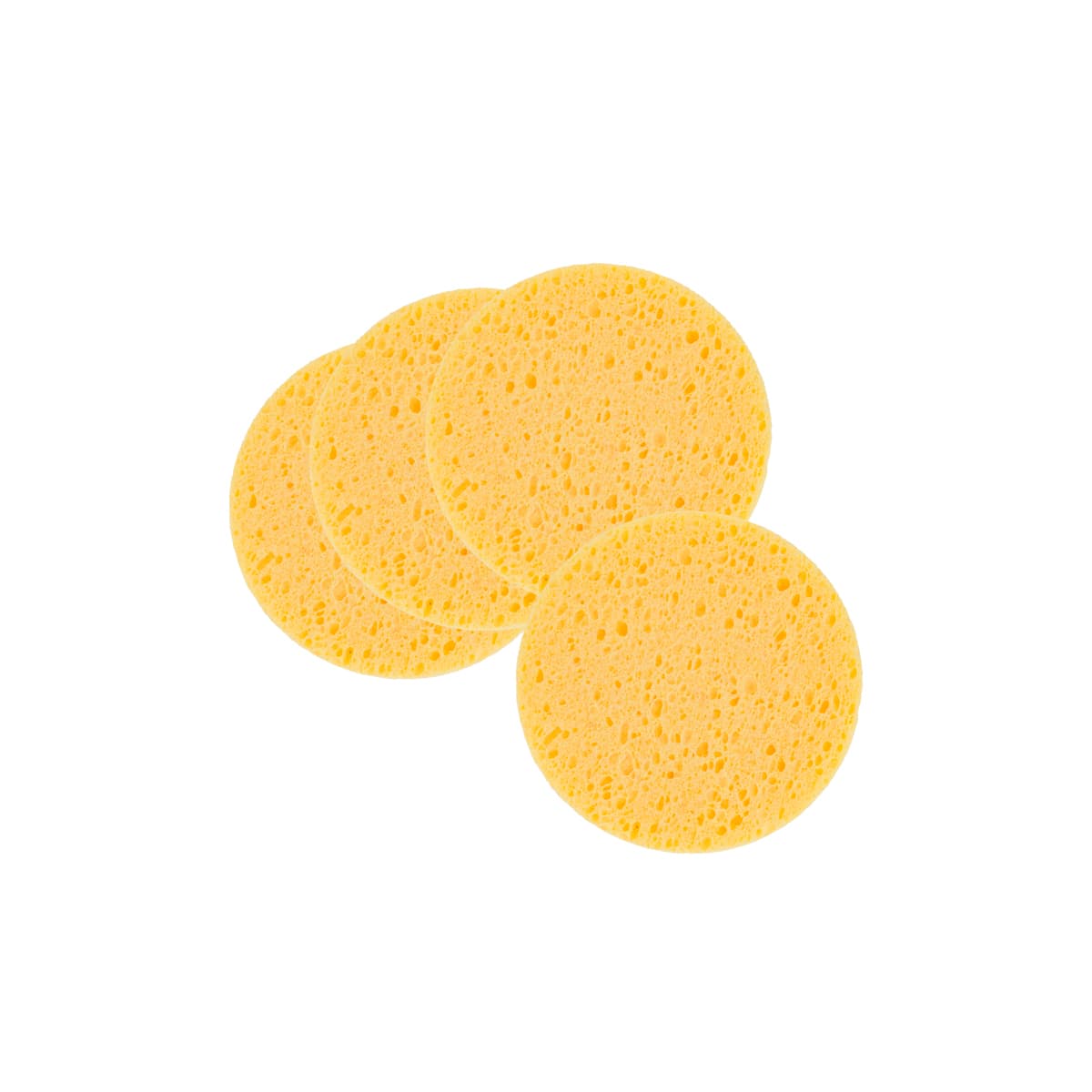 Round natural facial sponges x25