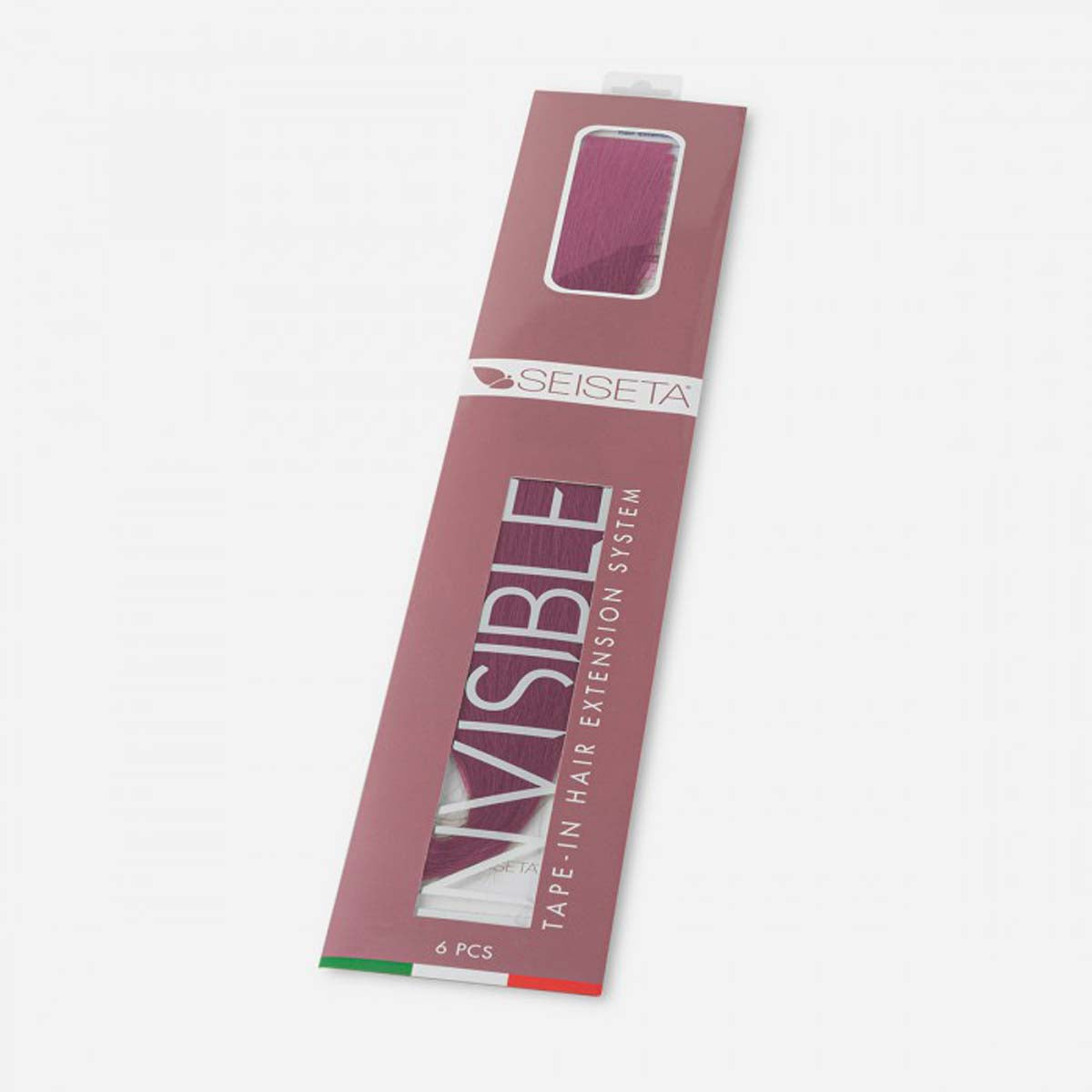 Invisible Adhesive Hair Extensions Crazy Colors 4cm Width X6 Strips 50/55cm