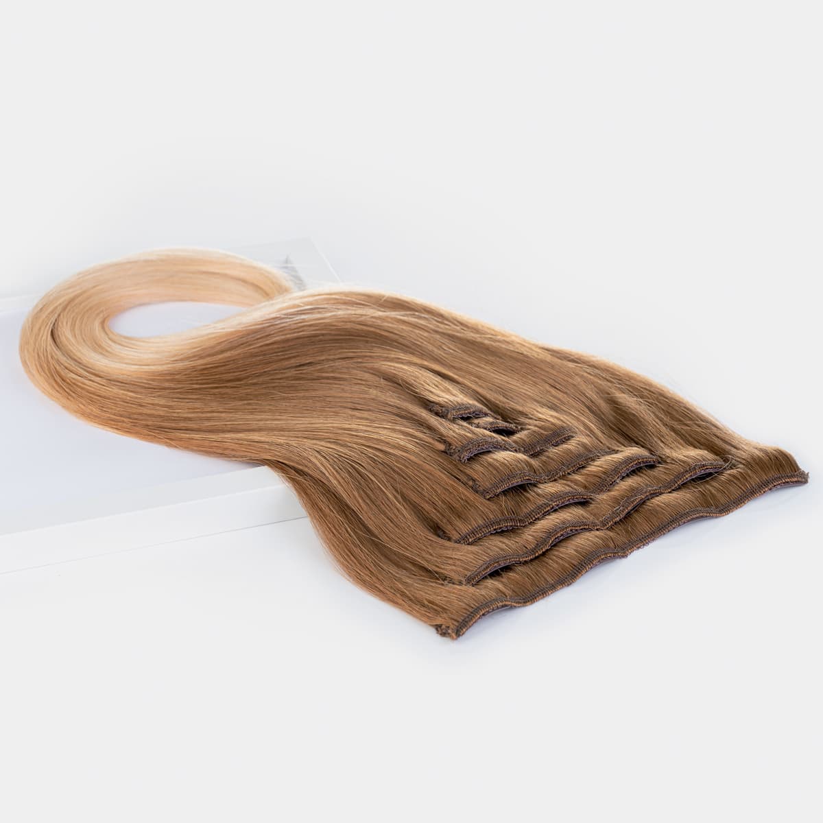 KIT COMPLET Tête Entière Extensions à Clips Ombrées 7 Bandes 50/55cm