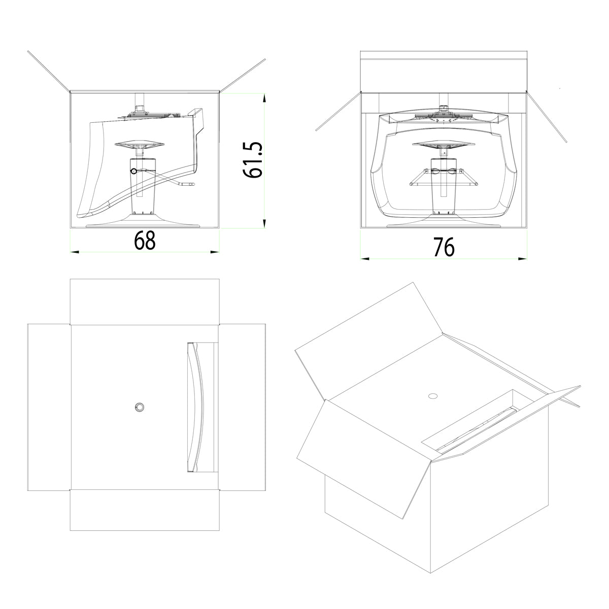 Fauteuil de coiffure Caruso