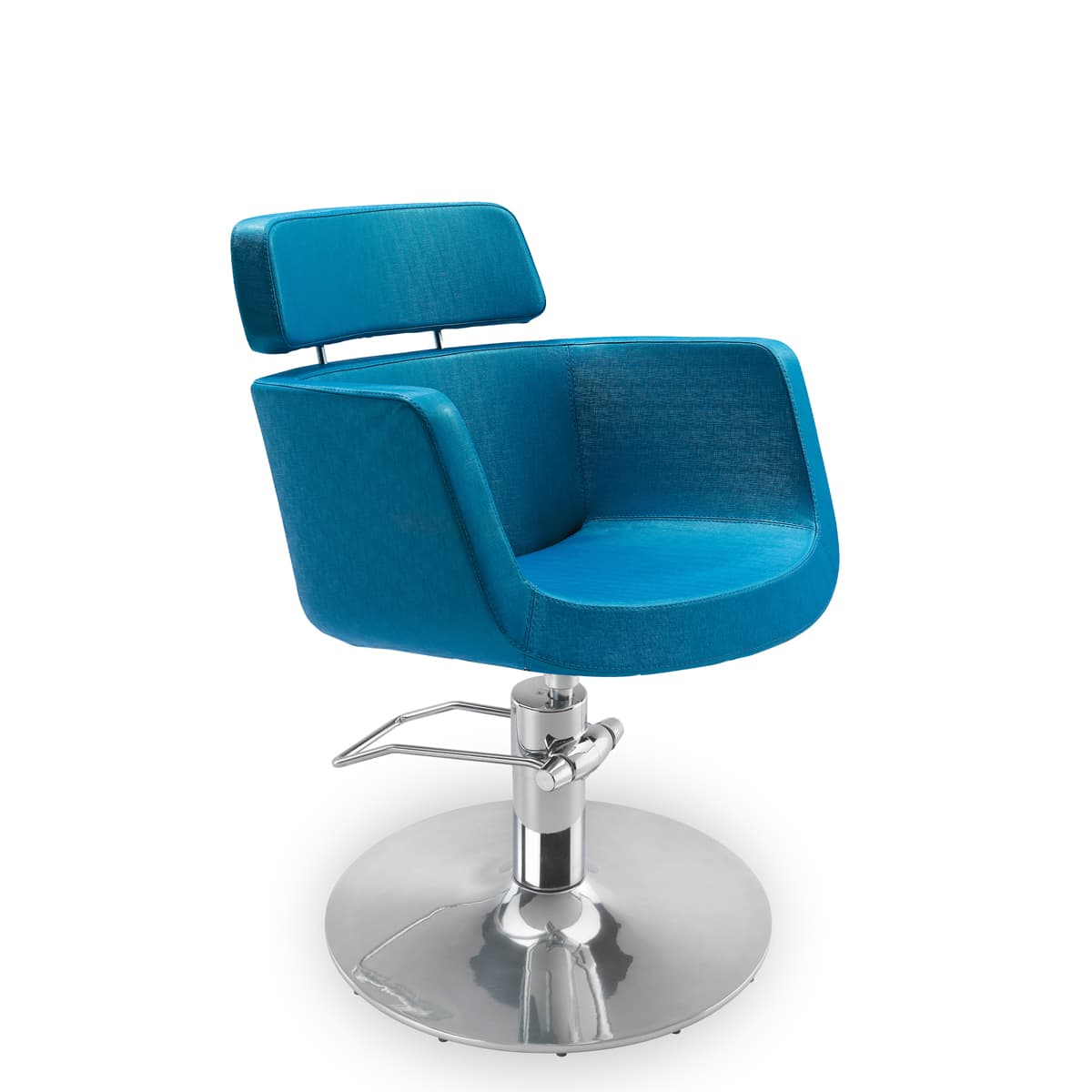ECO FUN Hairdressing Chair Silver Mare Block Base