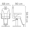 Fauteuil barbier Noto