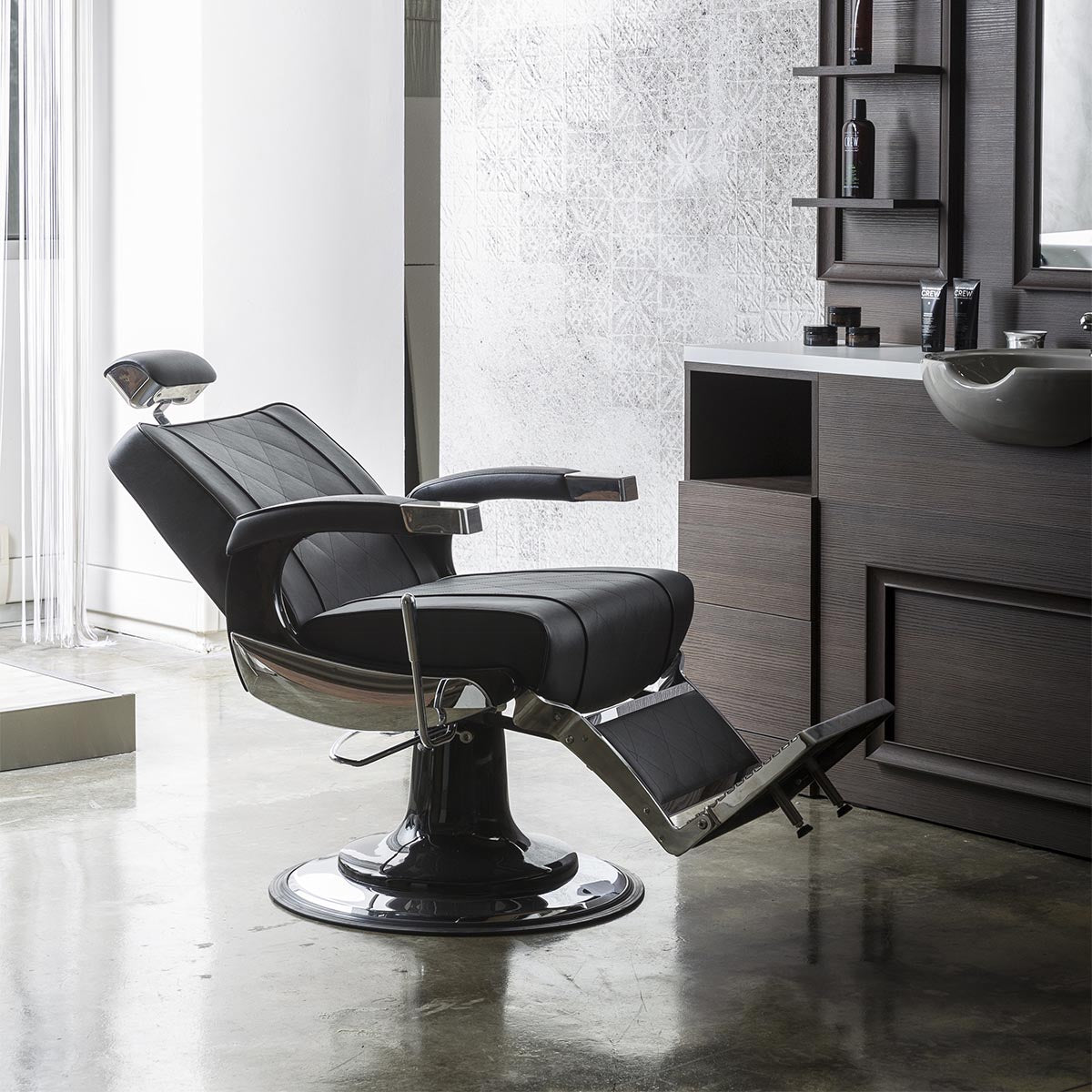 Zeus Easy Barber Chair – Maletti– Gouiran Beauté