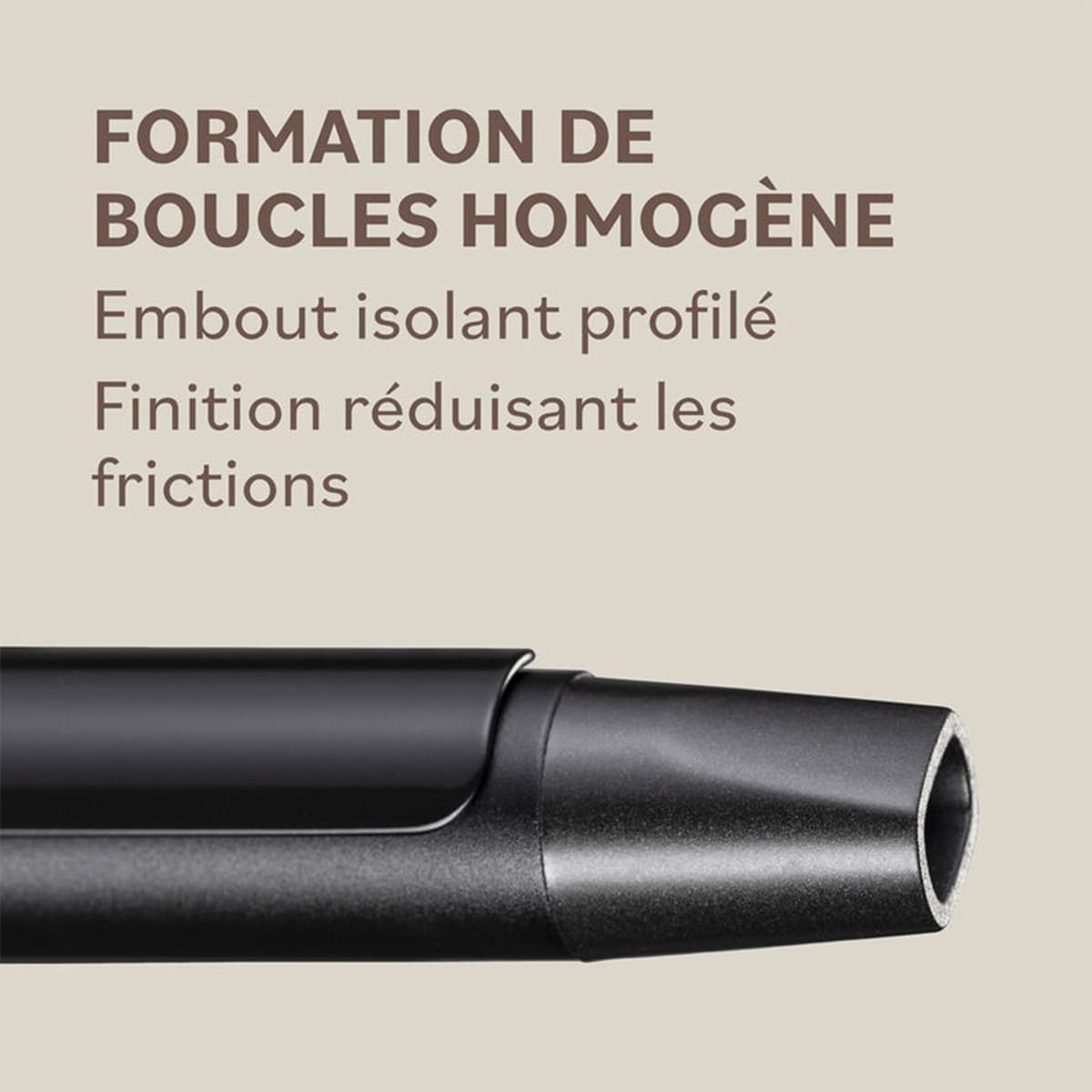 Fer à Boucler à Clapet Ceramic Black Oxyde Ø19mm