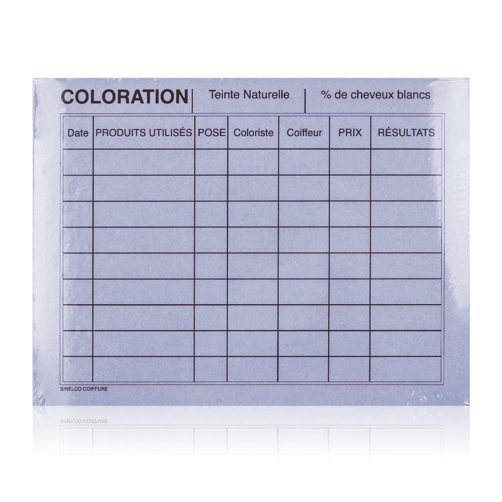 Fiches coloration et permanente